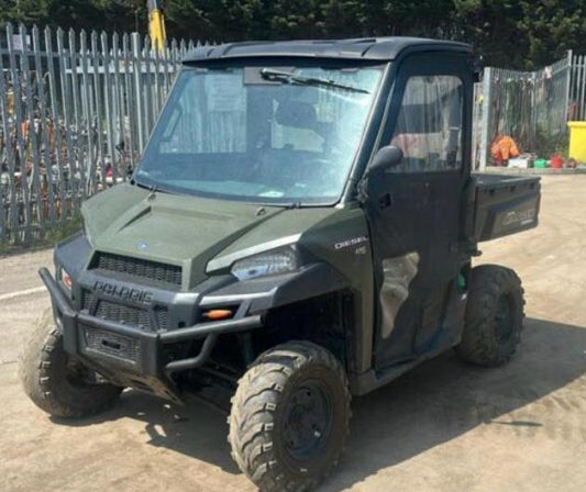 POLARIS RANGER 1000 DIESEL . FULL CAB . DIESEL . STARTS RUNS AND DRIVES