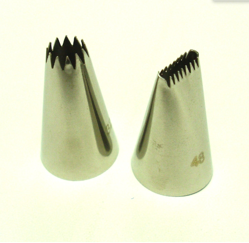 600 X CAKE DECORATING FRENCH STAR NOZZLE