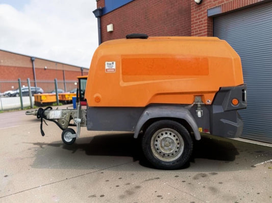 2022 ATLAS COPCO XAS 58-7 ROAD TOW AIR COMPRESSOR – 106 CFM