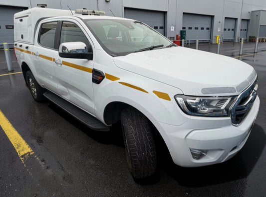 **(ONLY 90K MILEAGE)** 2020 FORD RANGER XLT ECOBLUE 4X4 2.0 DIESEL MANUAL PICK UP WHITE