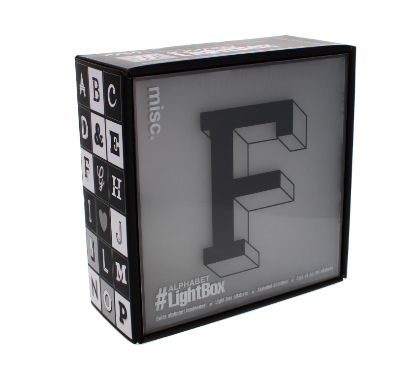 120 X ALPHABET LIGHT UP BOX F