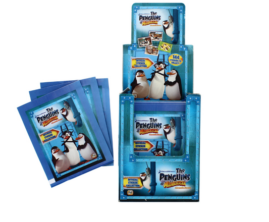 12 X 50 PK THE PENGUINS STICKERS