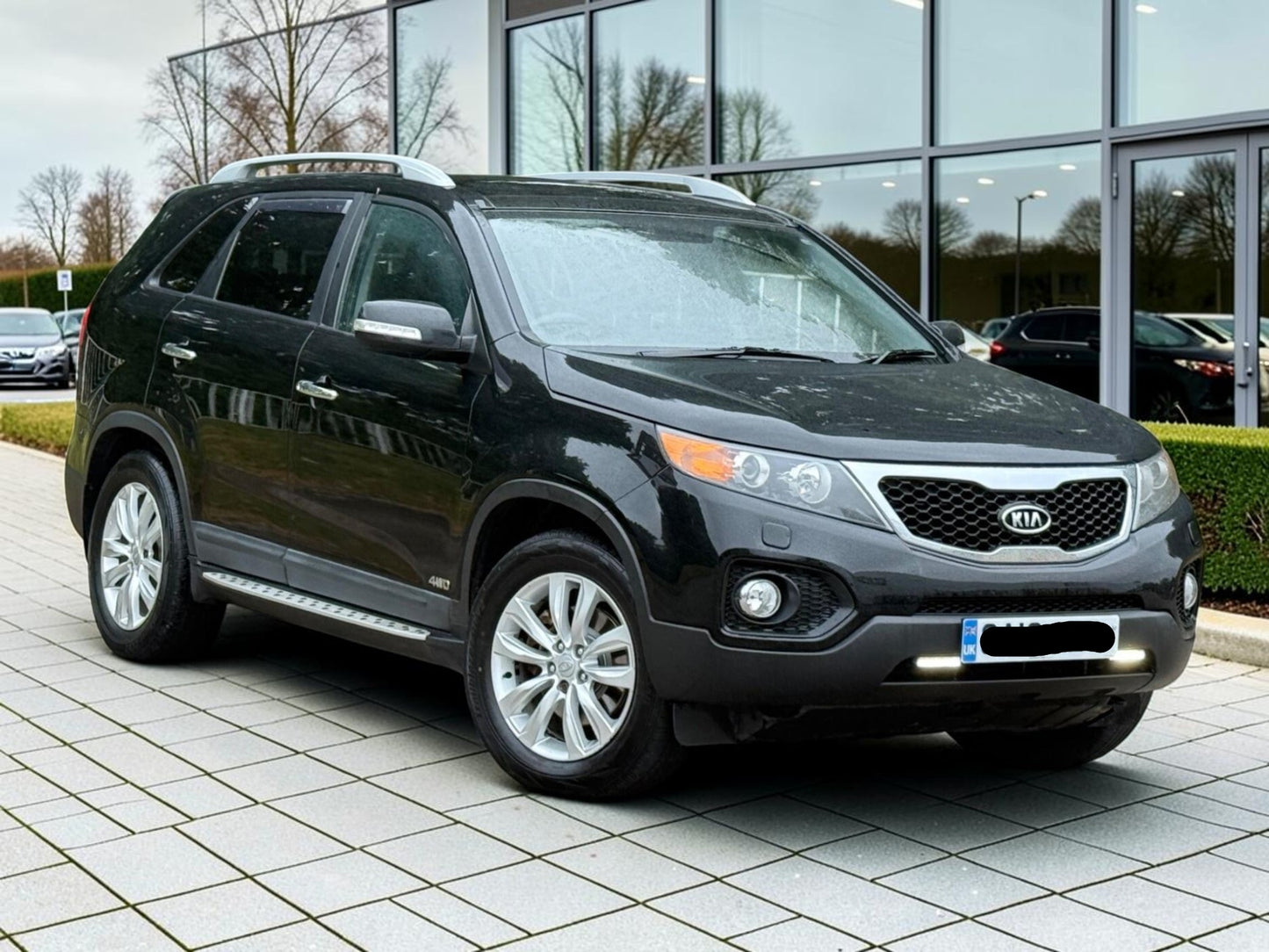 2010 KIA SORENTO KX-3 CRDI 4X4 AUTO 2.2 DIESEL SUV BLACK >>--NO VAT ON HAMMER--<<
