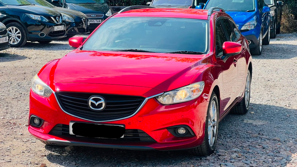 2017 MAZDA 6 SE-L NAV D 2.2 DIESEL MANUAL ESTATE IN RED, 2191CC >>--NO VAT ON HAMMER--<<
