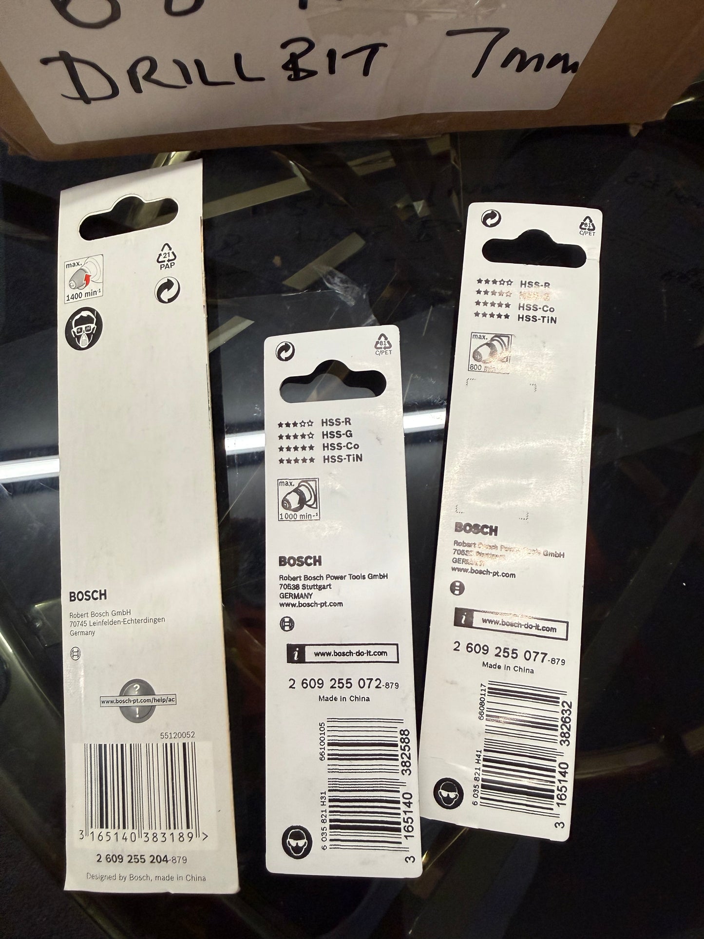 68 X GENUINE BOSCH 5MM & 7MM DRILL BITS MIXED LOT – BRAND NEW RETAIL PACKED – RRP OVER £400