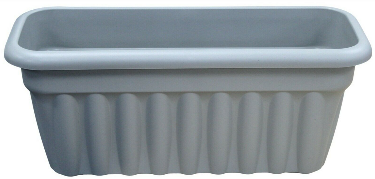 472X NEW VISTA - 446610 - 60CM PLANTER TROUGH - UPCYCLED GREY