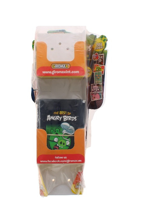 5 X BEST OF ANGRY BIRDS 100 STICKER/CLIP STRIP