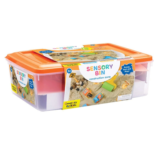 20 X NEW CREATIVITY FOR KIDS SENSORY BIN CONSTRUCTION ZONE