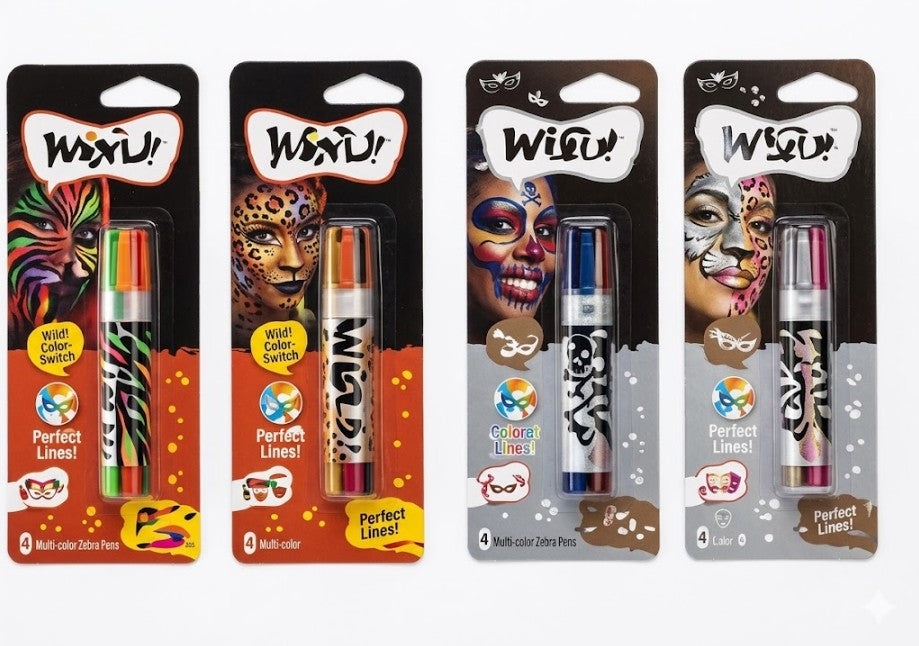240 X NEW CARIOCA MASK UP CLASSIC BOX FACE PAINT STICK 2X6G