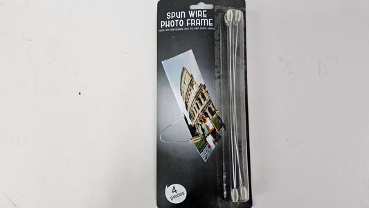 25 PC SPUN WIRE PHOTO FRAME