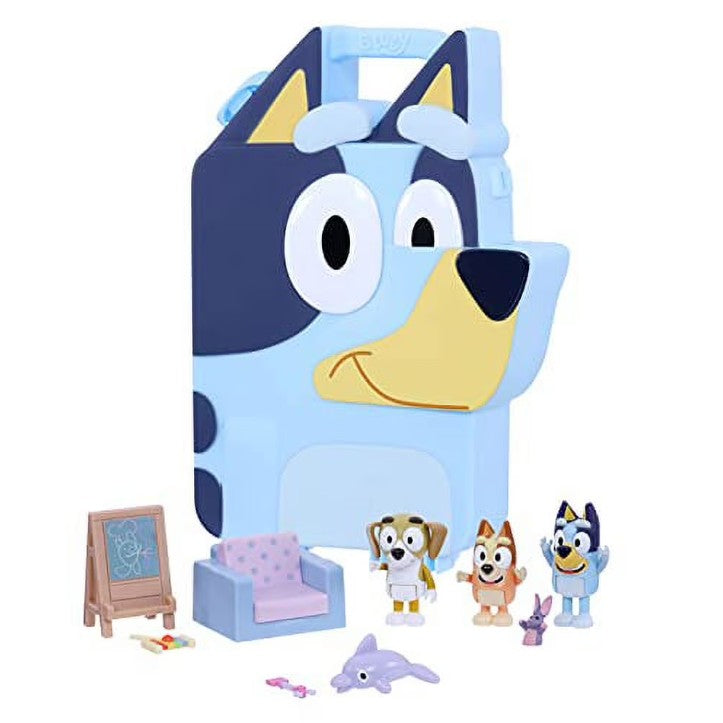20 X NEW BLUEY DELUXE COLLECTOR CASE WITH FIGURES
