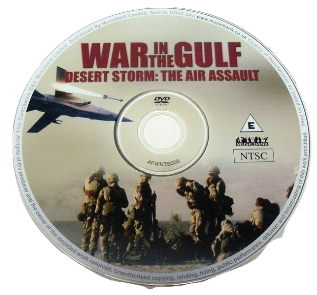 500 X WAR IN THE GULF DVD- THE AIR ASSAULT