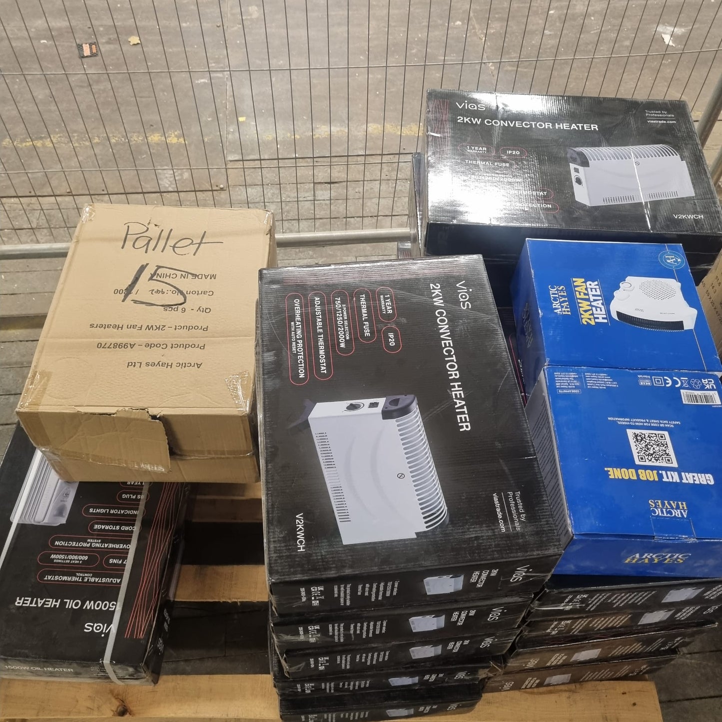 JOBLOT OF ELECTRIC CONVECTOR AND OIL HEATERS RRP £600