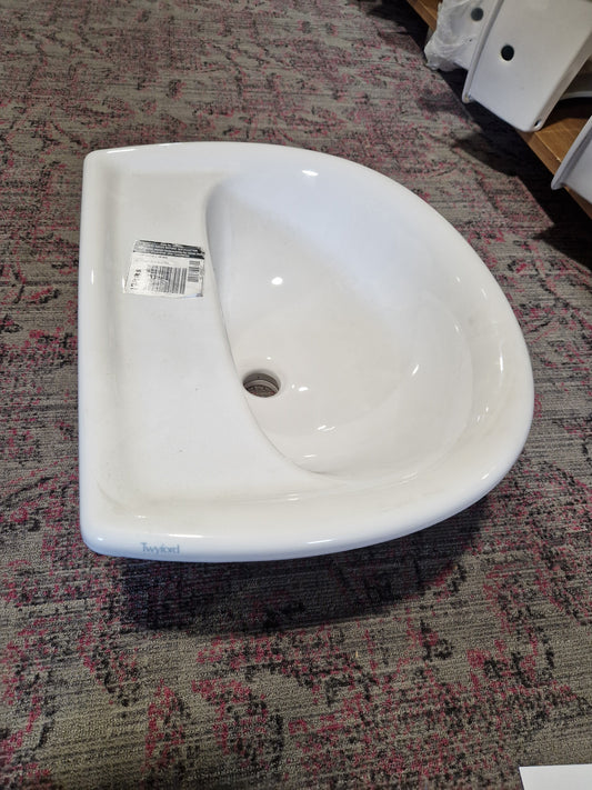 JOBLOT OF 20 X DROP IN WASHBASINS ON 1 PALLET
