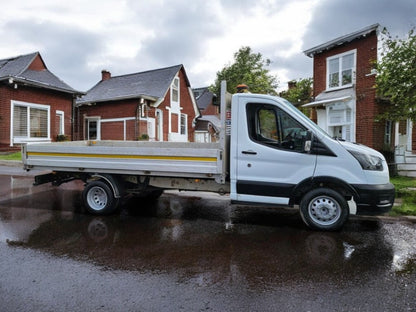 **(ONLY 74K MILEAGE)** 2022 FORD TRANSIT 350 LEADER ECOBLUE 130BHP LWB L3 13FT ALLOY DROPSIDE PICKUP