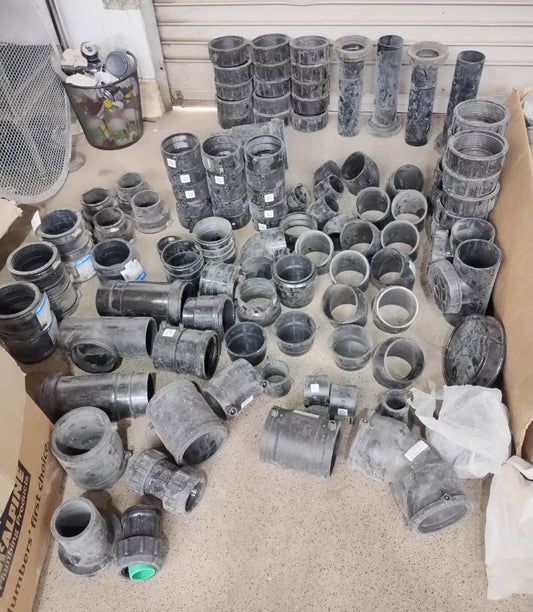 ELECTRO FUSION WELD BLACK FITTINGS / CONNECTORS - TOP BRANDS - ALL IN PICTURES