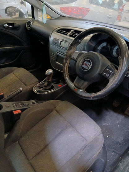 2007 SEAT LEON FR TDI – 2.0 DIESEL – MANUAL – BLACK >>--NO VAT ON HAMMER--<<