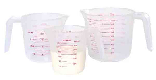 KITCHENCRAFT SET OF 3 JUGS PER SET, 32 SETS IN TOTAL RRP £12.99 EACH