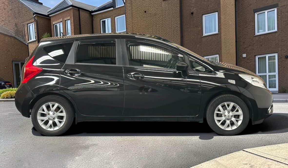 **(ONLY 91K MILEAGE)** 2015 NISSAN NOTE ACENTA 1.2 PETROL MANUAL MPV BLACK >>--NO VAT ON HAMMER--<<