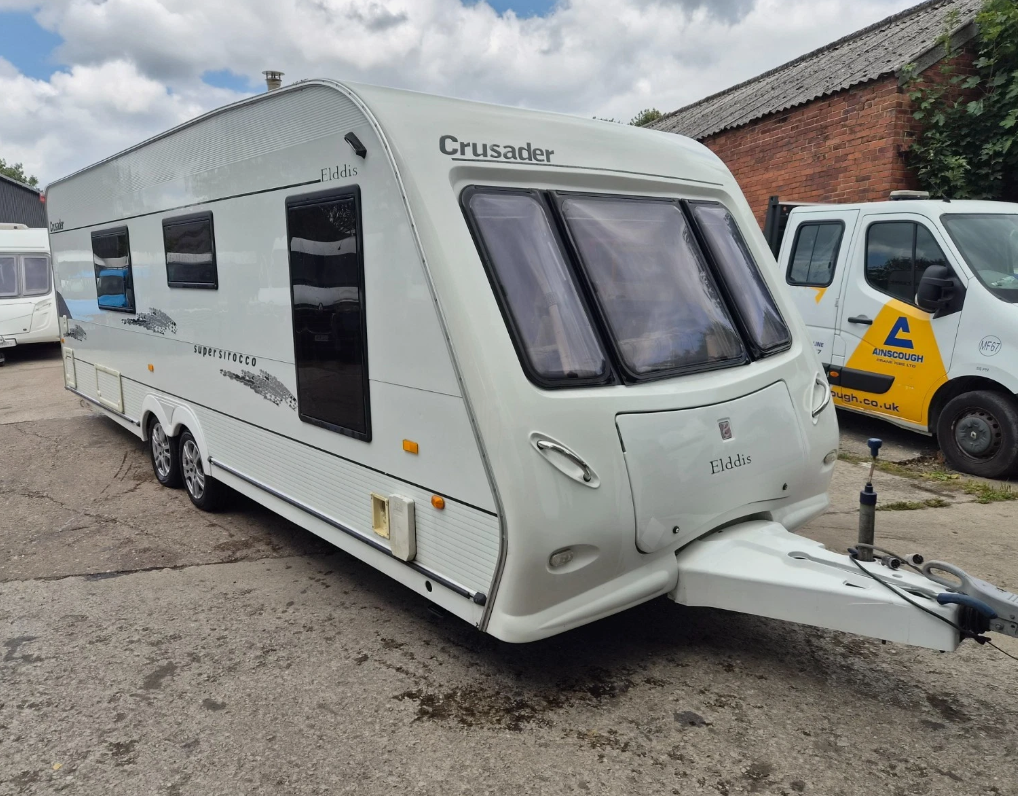 2008 ELDDIS CRUSADER SUPER SIROCCO 4 BERTH TWIN-AXLE TOURING CARAVAN >>--NO VAT ON HAMMER--<<