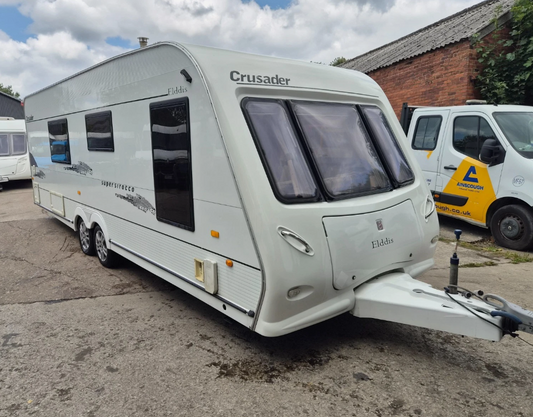 2008 ELDDIS CRUSADER SUPER SIROCCO 4 BERTH TWIN-AXLE TOURING CARAVAN >>--NO VAT ON HAMMER--<<