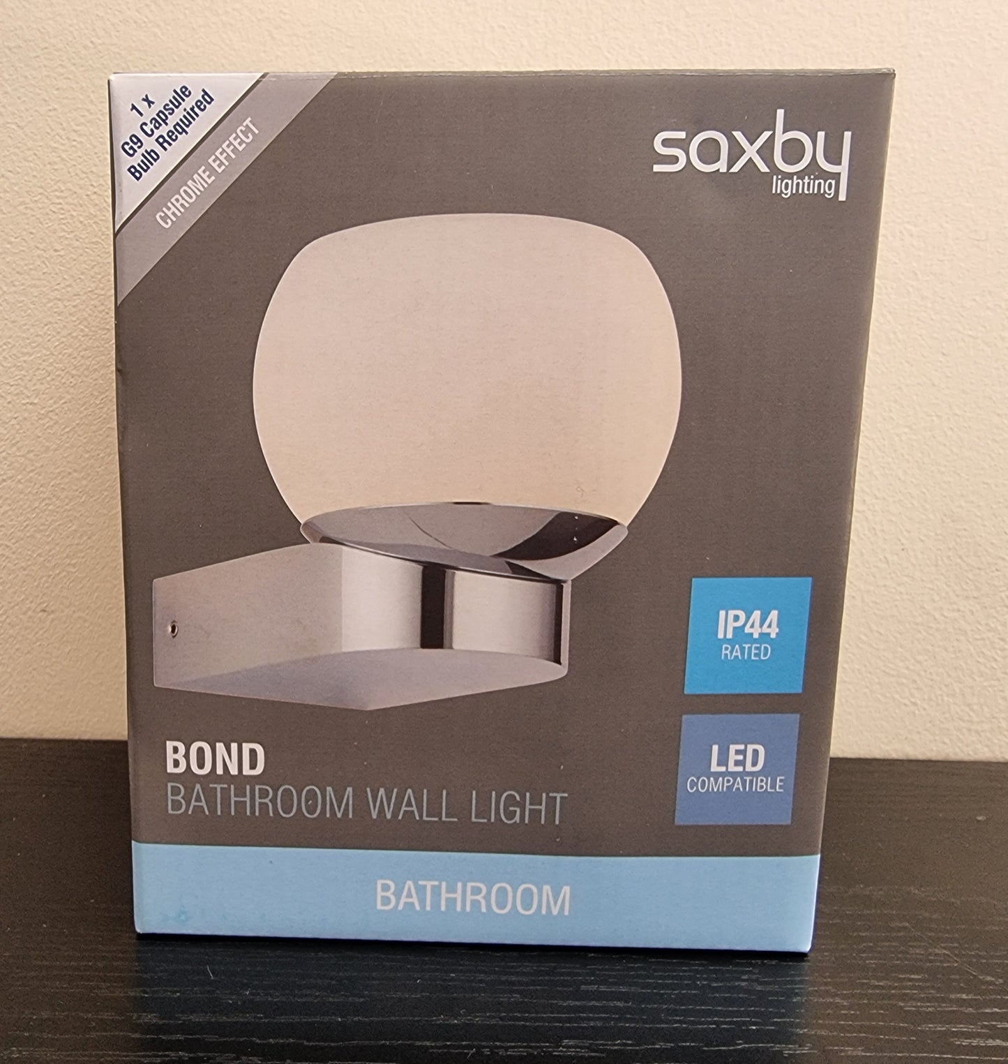 SAXBY BOND BATHROOM WALL LIGHT X 4