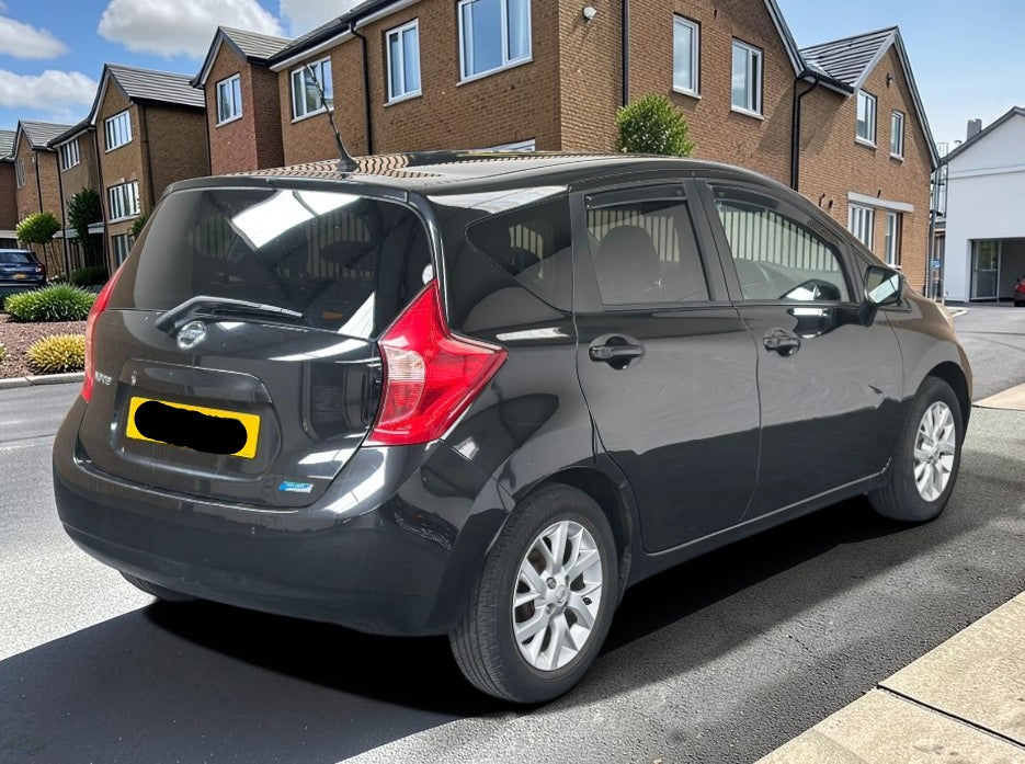 **(ONLY 91K MILEAGE)** 2015 NISSAN NOTE ACENTA 1.2 PETROL MANUAL MPV BLACK >>--NO VAT ON HAMMER--<<