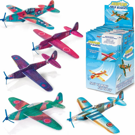 1152 X NEW AEROPLANE POLY GLIDER