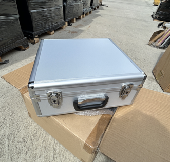 SILVER HARD CARRY CASE 5X LARGE 10X SMALL
