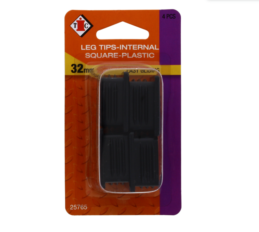 120 X CHAIR TIP INTERNAL TIC-32MM SQ