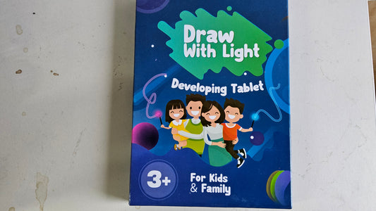 17 PC DRAW WITH LIGHT FOR KIDS & FAMILY