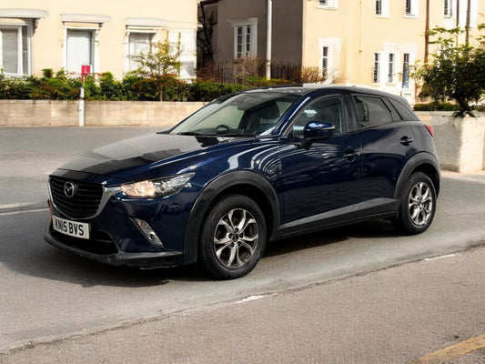 **(ONLY 118K MILEAGE)** 2015 MAZDA CX-3 SE-L NAV D, 1.5L, MANUAL, BLUE >>--NO VAT ON HAMMER--<<
