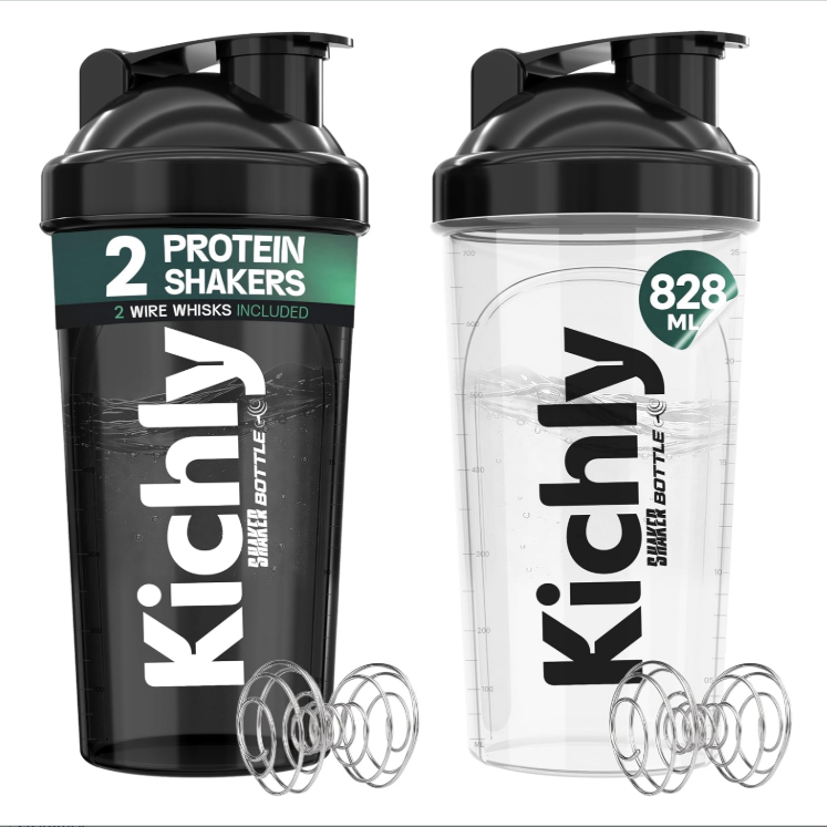 32 X NEW KICHLY PROTEIN SHAKER BOTTLES | RRP £191 | BULK CLEARANCE