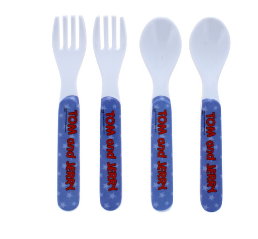 125 X TOM & JERRY - 4PC CUTLERY SET