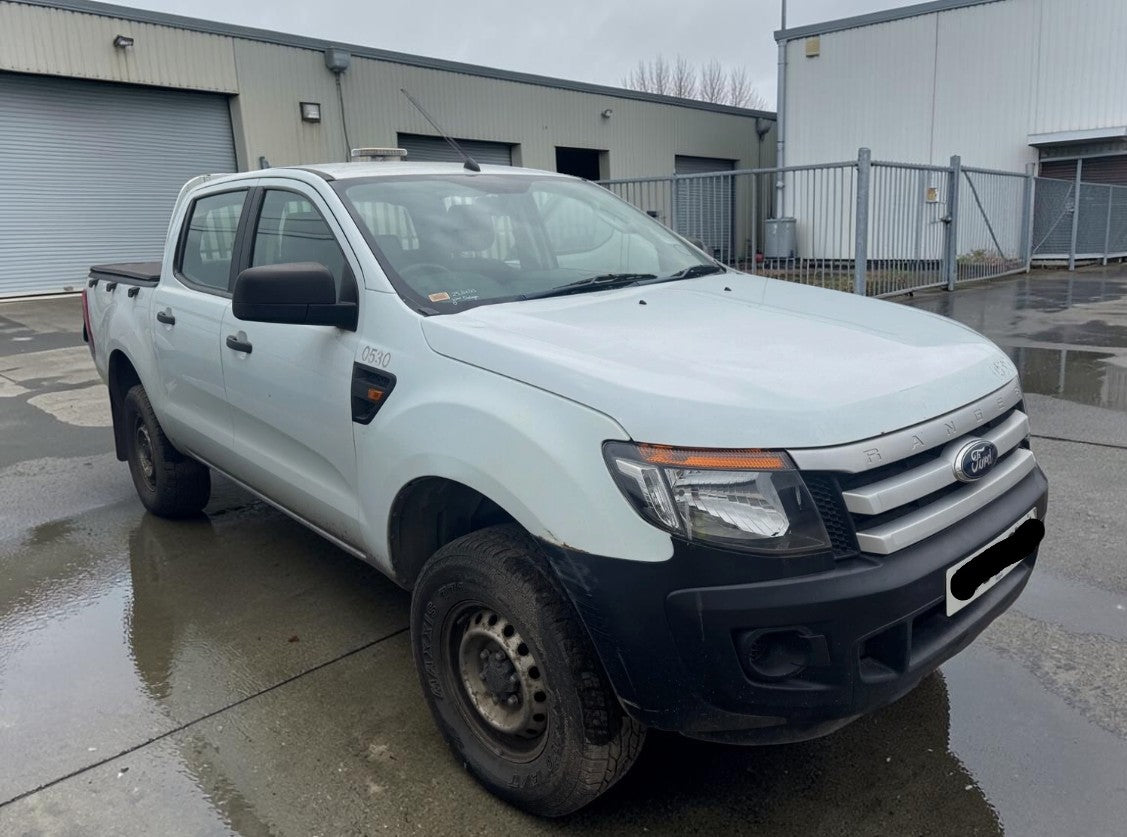 **(ONLY 78K MILEAGE)** 2013 FORD RANGER XL 4X4 TDCI 2.2 DIESEL MANUAL PICK UP IN WHITE