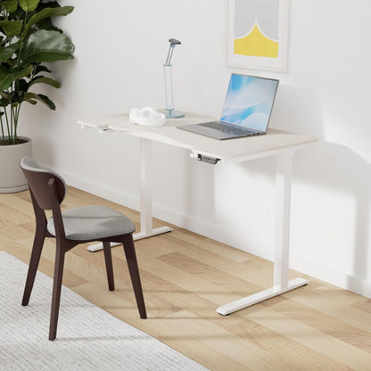 BRAND NEW ELECTRIC HEIGHT ADJUSTABLE SIT/ STAND DESK IN LIGHT WOOD X 16 PCS