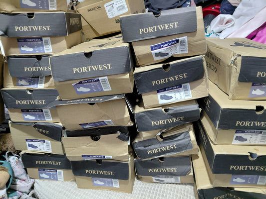 PORTWEST STEEL TOE CAP SAFTEY SHOES SIZE KITCHEN CHEF WARHOUSING WORK WARE 10 11 AND 12