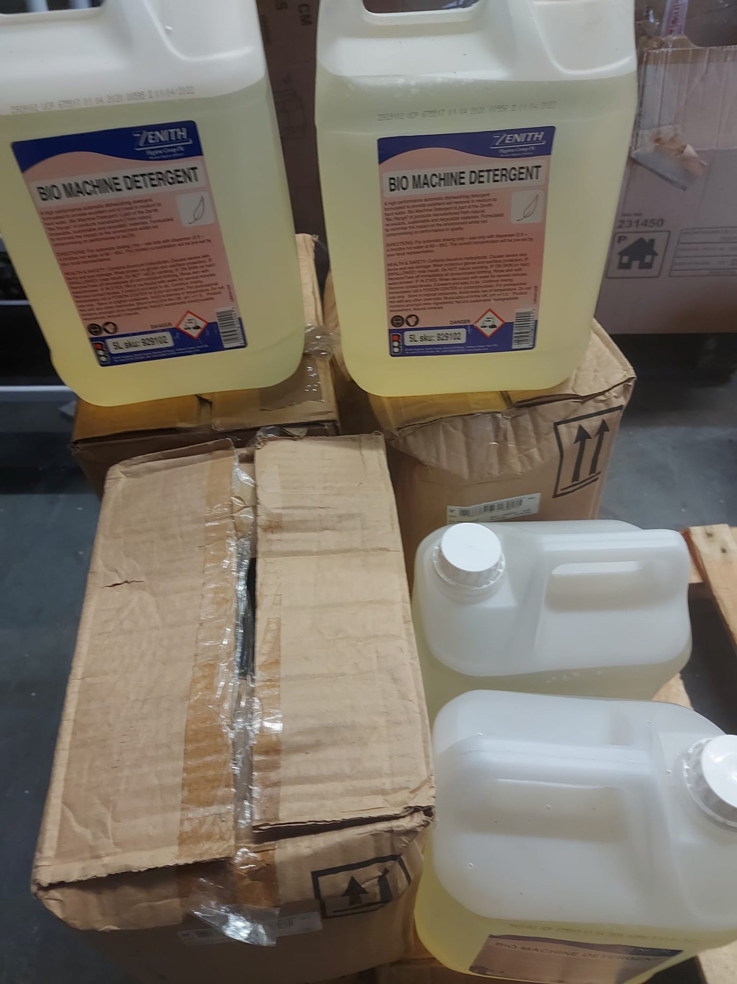 2 X BIO MACHINE DETERGENT LIQUID DISWASHER 2 PCS IN BOX 5L