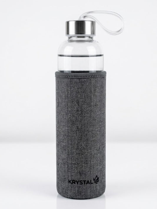 72 X NEW GLASS-NEOPRENE BOTTLE GREY 600 ML