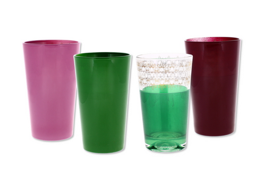 240 X GLASS POTS ASST (SECONDS)