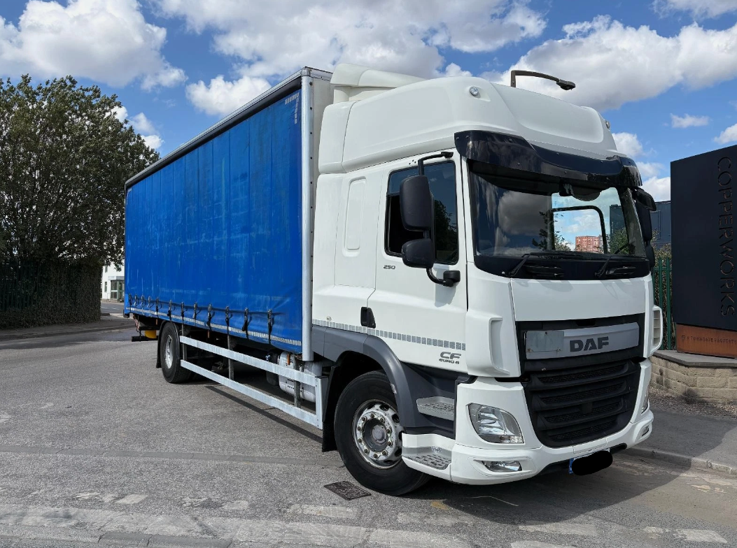 2016 DAF CF 250 FA 6700CC DIESEL SLEEPER CAB CURTAINSIDER >>--NO VAT ON HAMMER--<<
