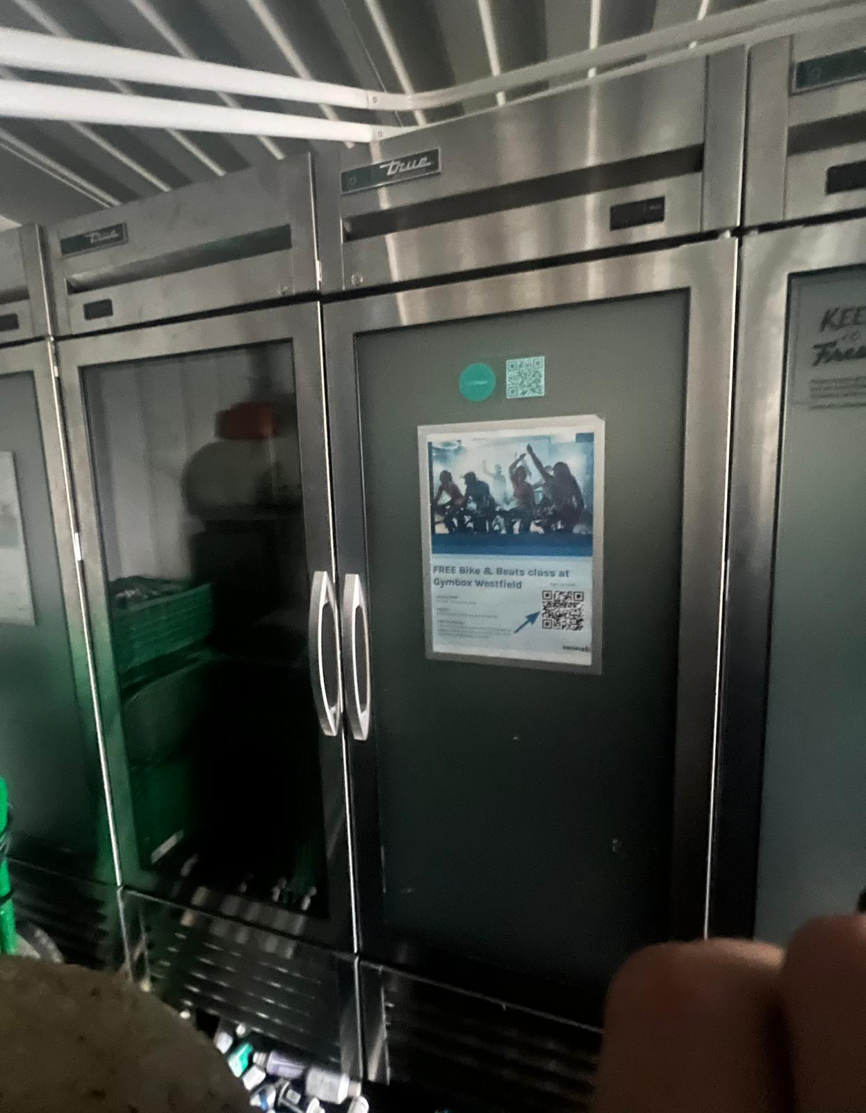 TRUE T-23G-HC-FGD01 UPRIGHT GLASS DOOR REFRIGERATOR