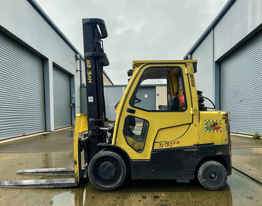 2017 HYSTER S7.0FT LP GAS FORKLIFT 7T 4400MM LIFT SIDE SHIFT SUPER ELASTIC TYRES