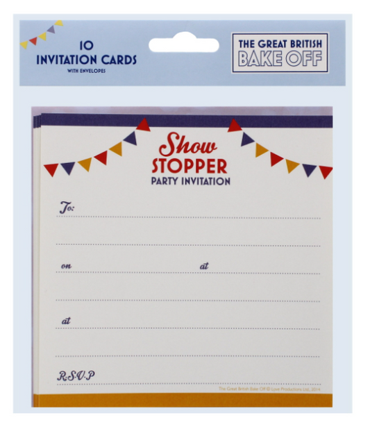 60 X SHOW STOPPERS INVITATION CARDS