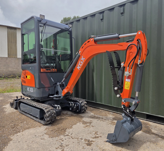 2026 KGX K18 1.8 TON MINI EXCAVATOR