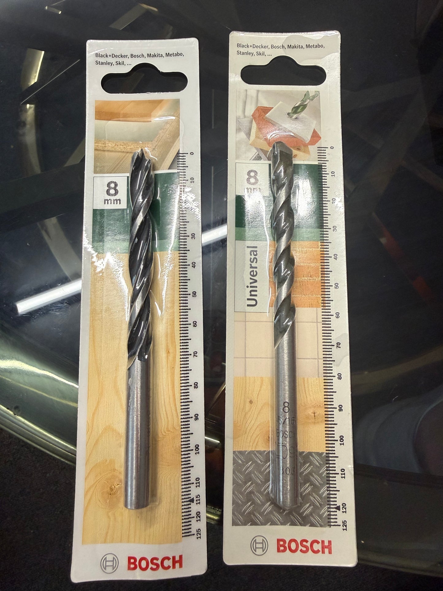 90 X GENUINE BOSCH 8MM DRILL BITS – BRAND NEW RETAIL PACKED