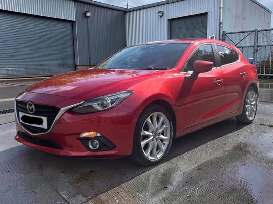 2014 MAZDA 3 SPORT NAV D 2.2 DIESEL MANUAL HATCHBACK IN RED >>--NO VAT ON HAMMER--<<