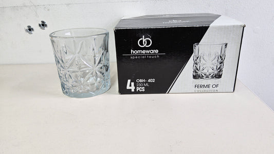 48 SETS OF 4 DRINKING GLASS
