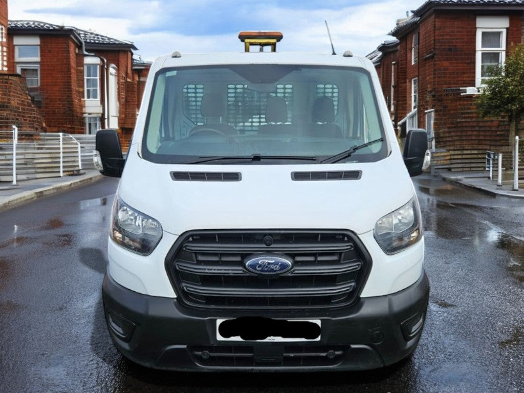 **(ONLY 74K MILEAGE)** 2022 FORD TRANSIT 350 LEADER ECOBLUE 130BHP LWB L3 13FT ALLOY DROPSIDE PICKUP