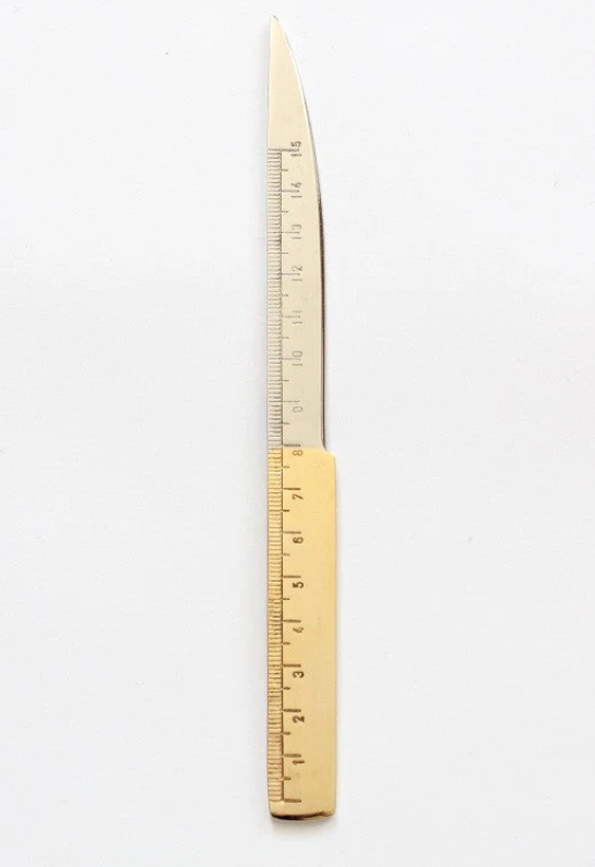 450 X LETTER OPENER WITH RULER